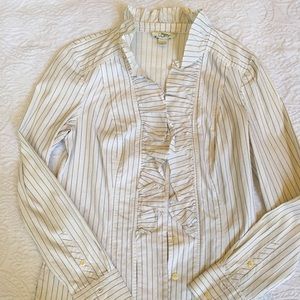 Ann Taylor Loft ruffled blouse